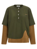 The Attico Sweatshirt — olive green