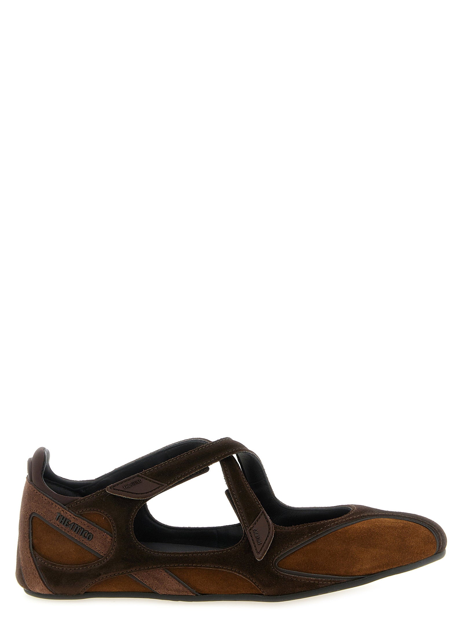 The Attico Floor 01 Ballet Flat — Brown