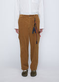 Song For The Mute Pin Stitch Corduroy Trousers — Brown