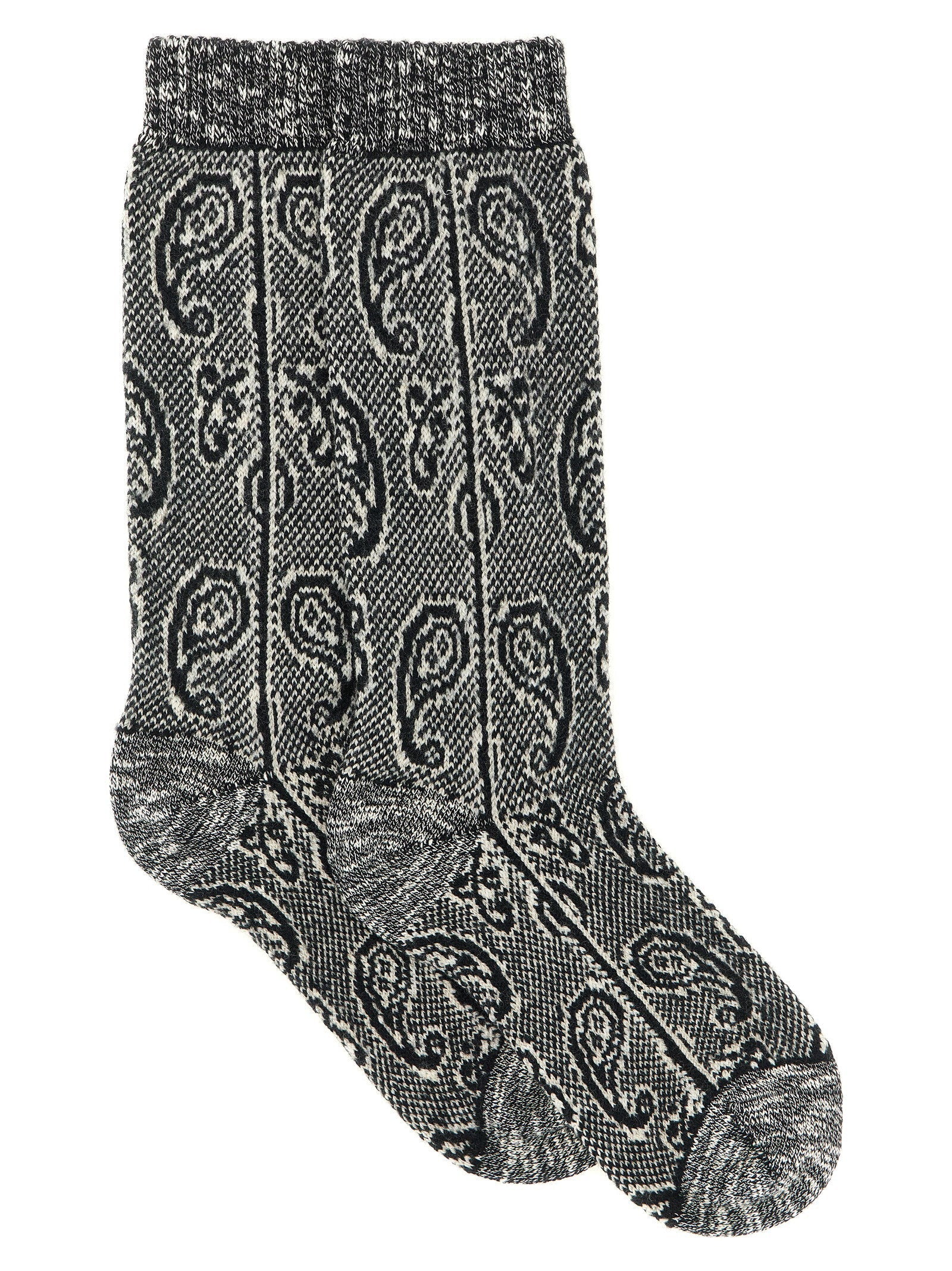 Dries Van Noten Paisley Jacquard Socks