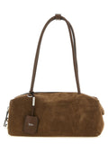 Max Mara Suede Shoulder Bag — Brown