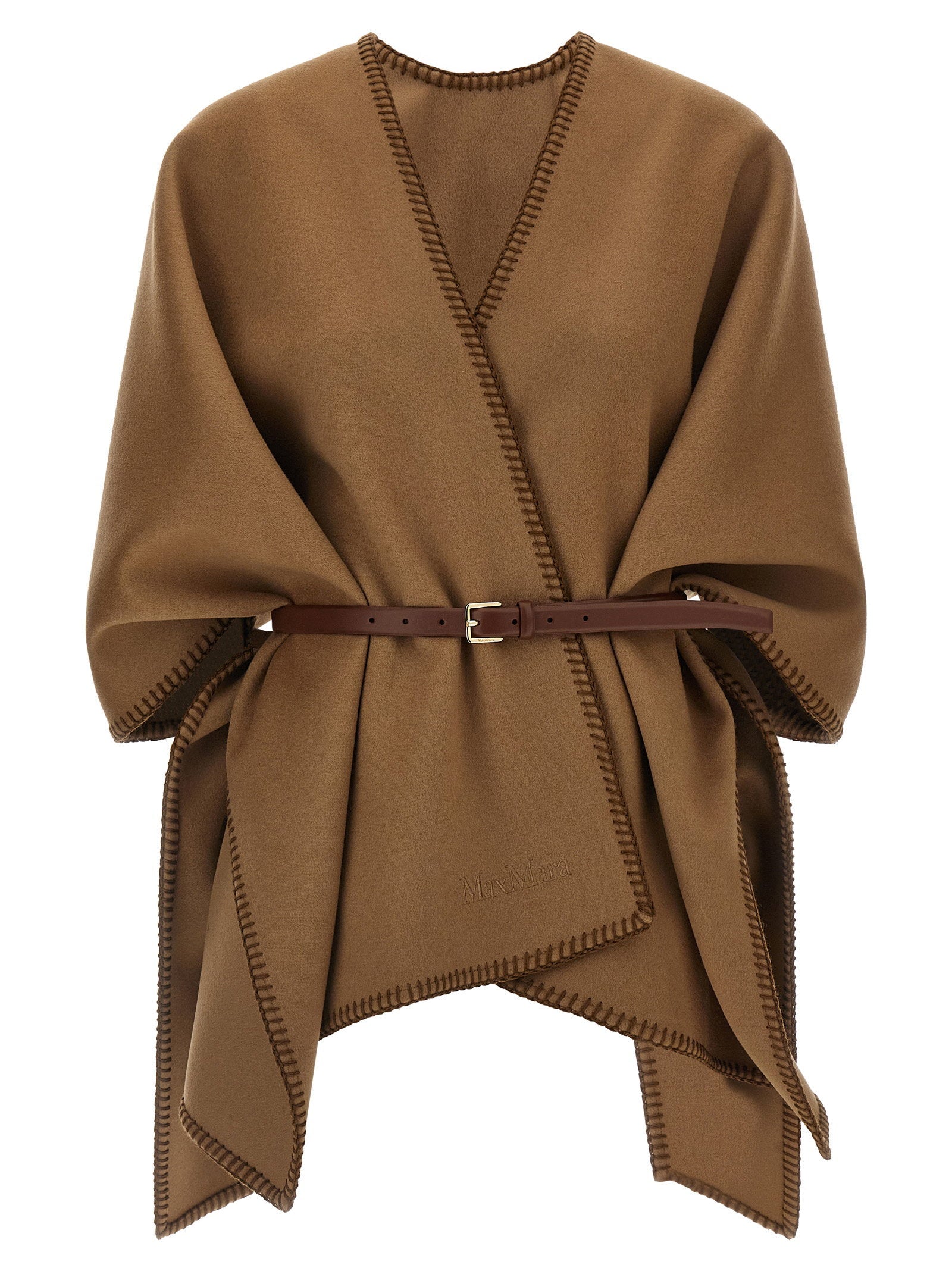 Max Mara Cape — Camel