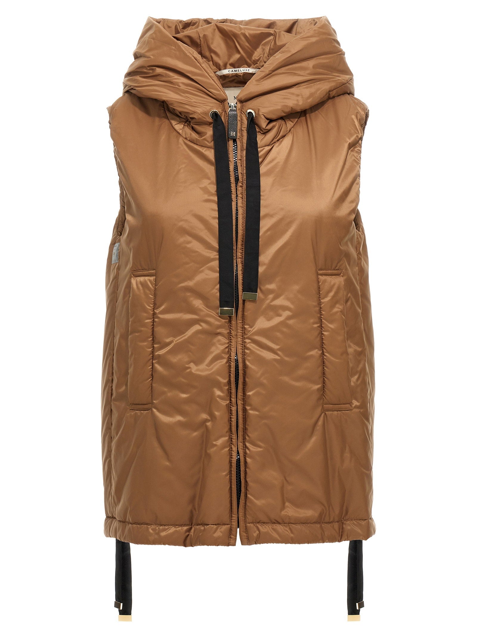 Max Mara The Cube Greengo Vest — Camel