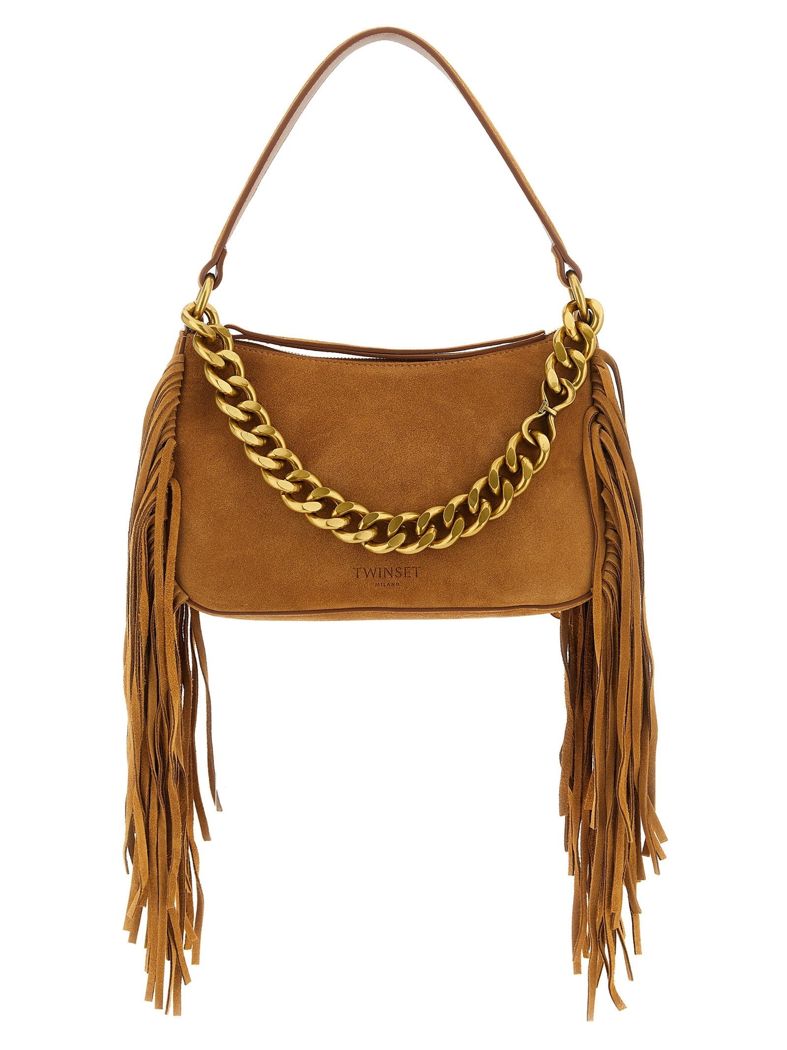 Twin Set Liliane Shoulder Bag — Caramel