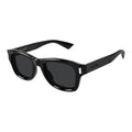 Saint Laurent SL801001 Black Acetate Square Sunglasses — Black
