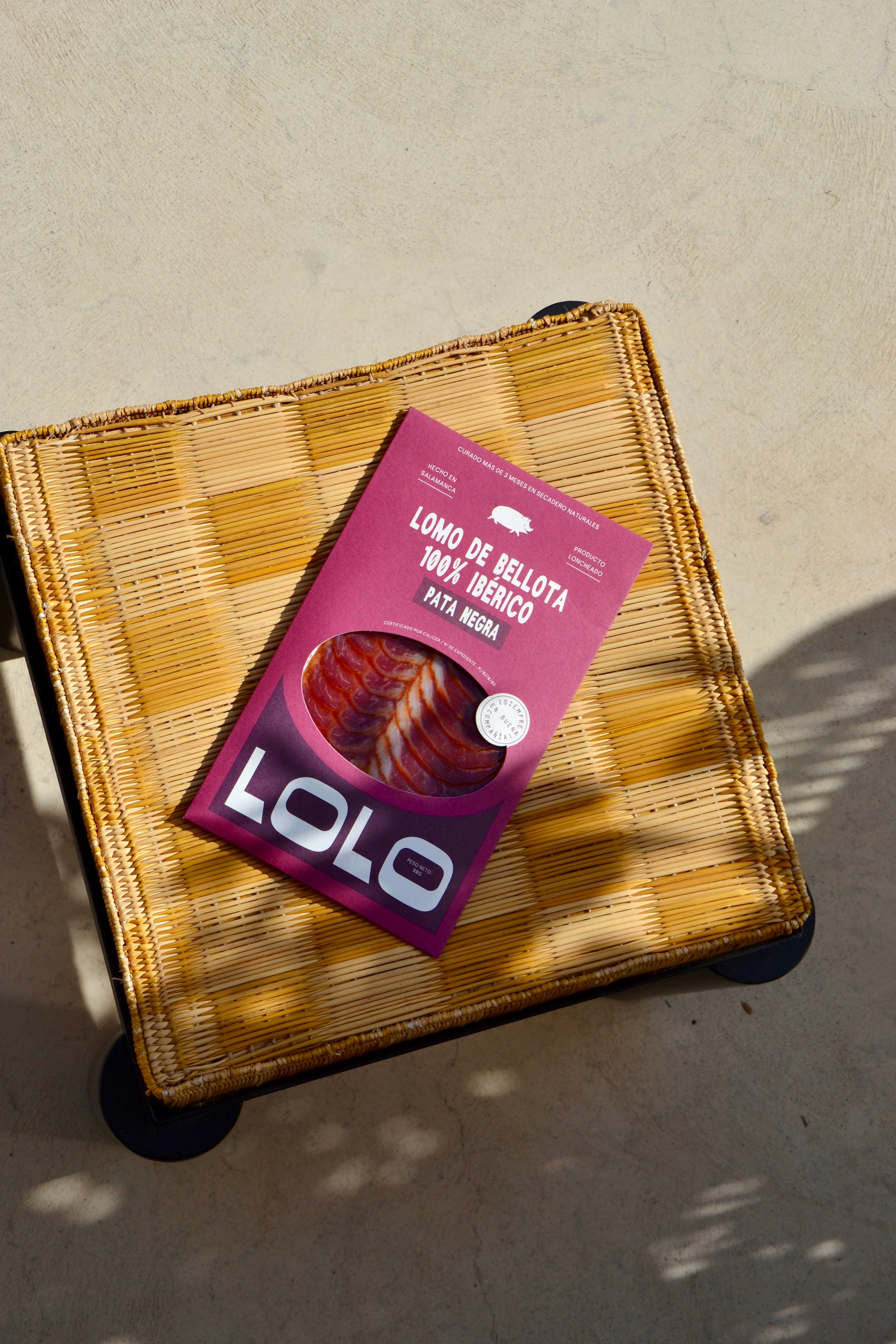 Lomo de Bellota Pata Negra 100% Ibérico | Loncheado 80g