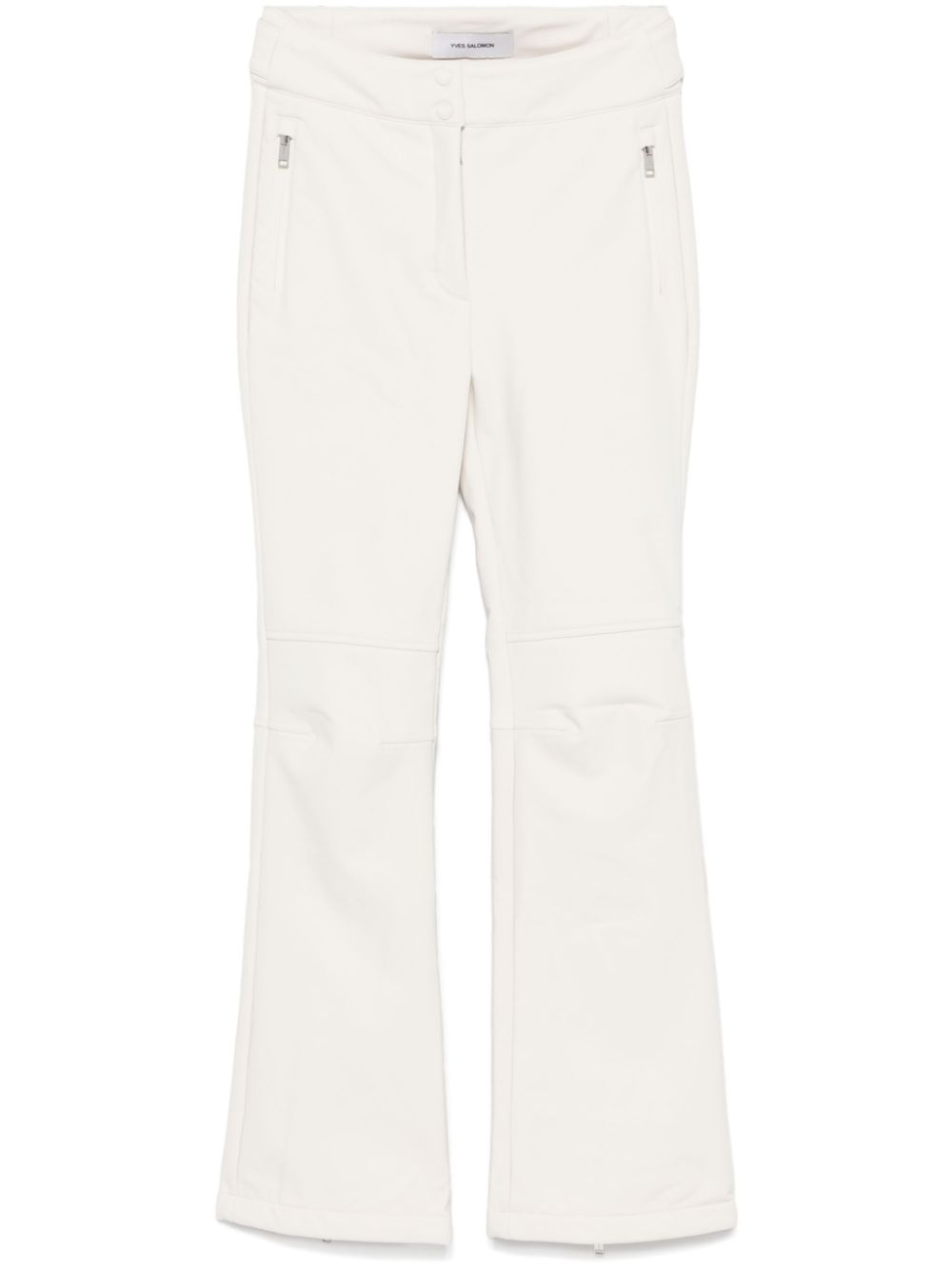 Yves Salomon Waterproof Flared Ski Trousers — Off-white