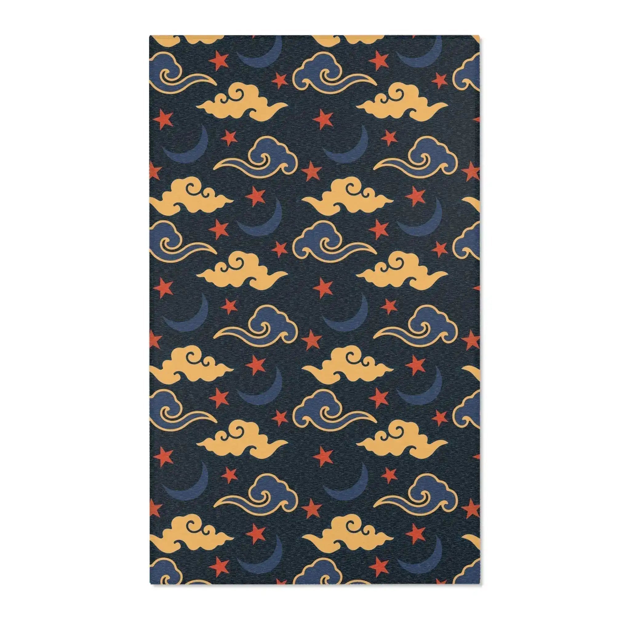 Celestial Night Sky Accent Rug