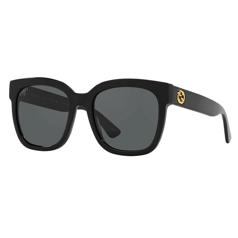 Gucci GG0034SN Acetate Square Sunglasses — Black
