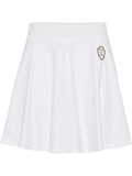 Brunello Cucinelli Cotton Pleated Skirt — White