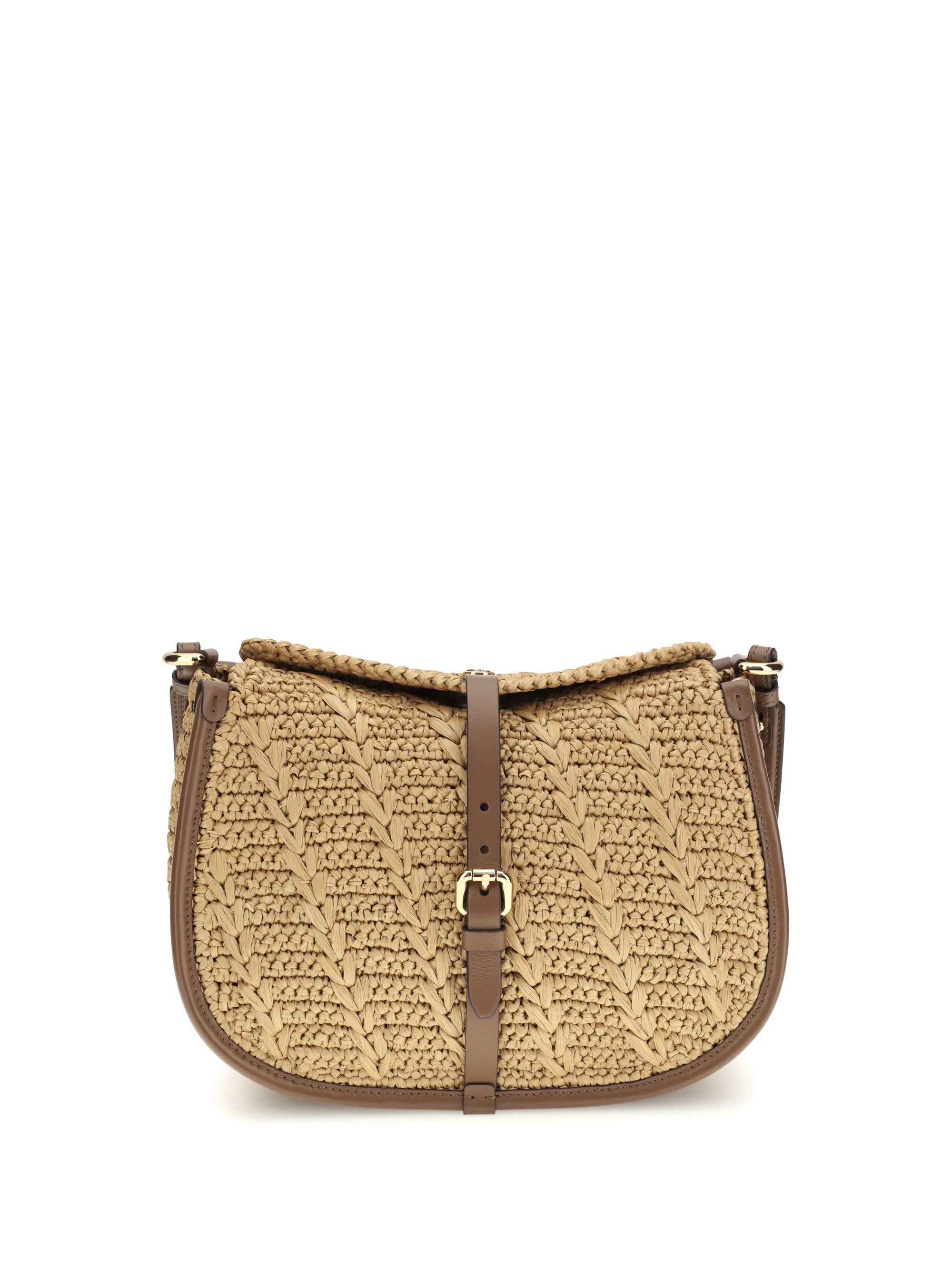 Etro Pony Shoulder Bag — Beige