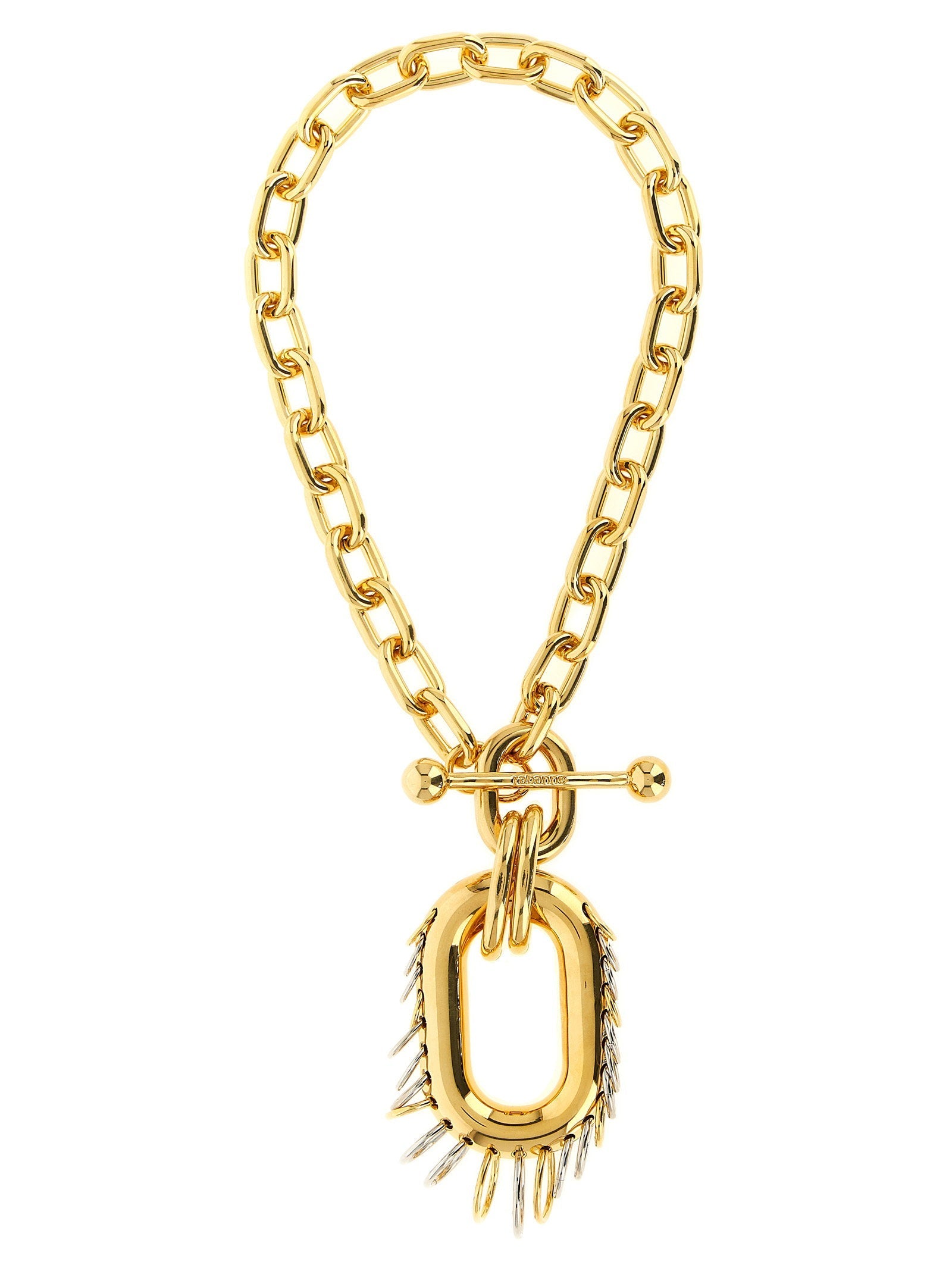 Paco Rabanne Punk XL Link Necklace — Gold