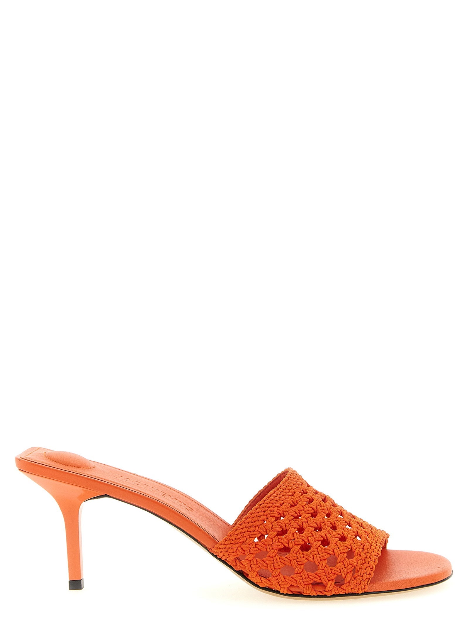 Jacquemus Cubisto Mule — Orange