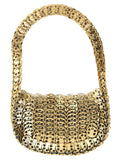 Paco Rabanne Moon Flip Shoulder Bag — Gold