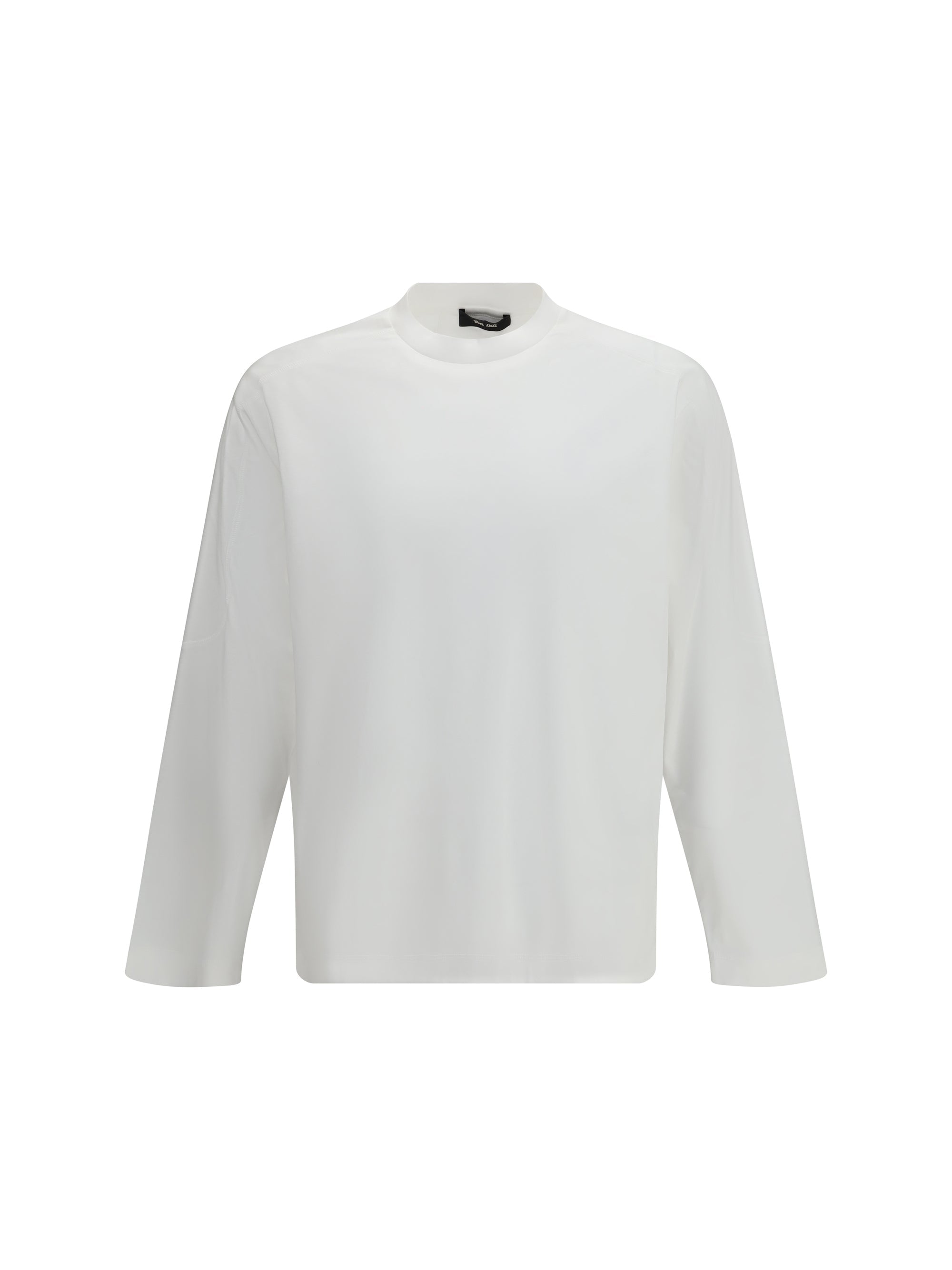 Laminar Cotton Long-Sleeved T-Shirt — White
