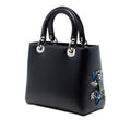 Limited Edition Medium Smooth Calfskin Embroidered Beaded Floral Lady Dior