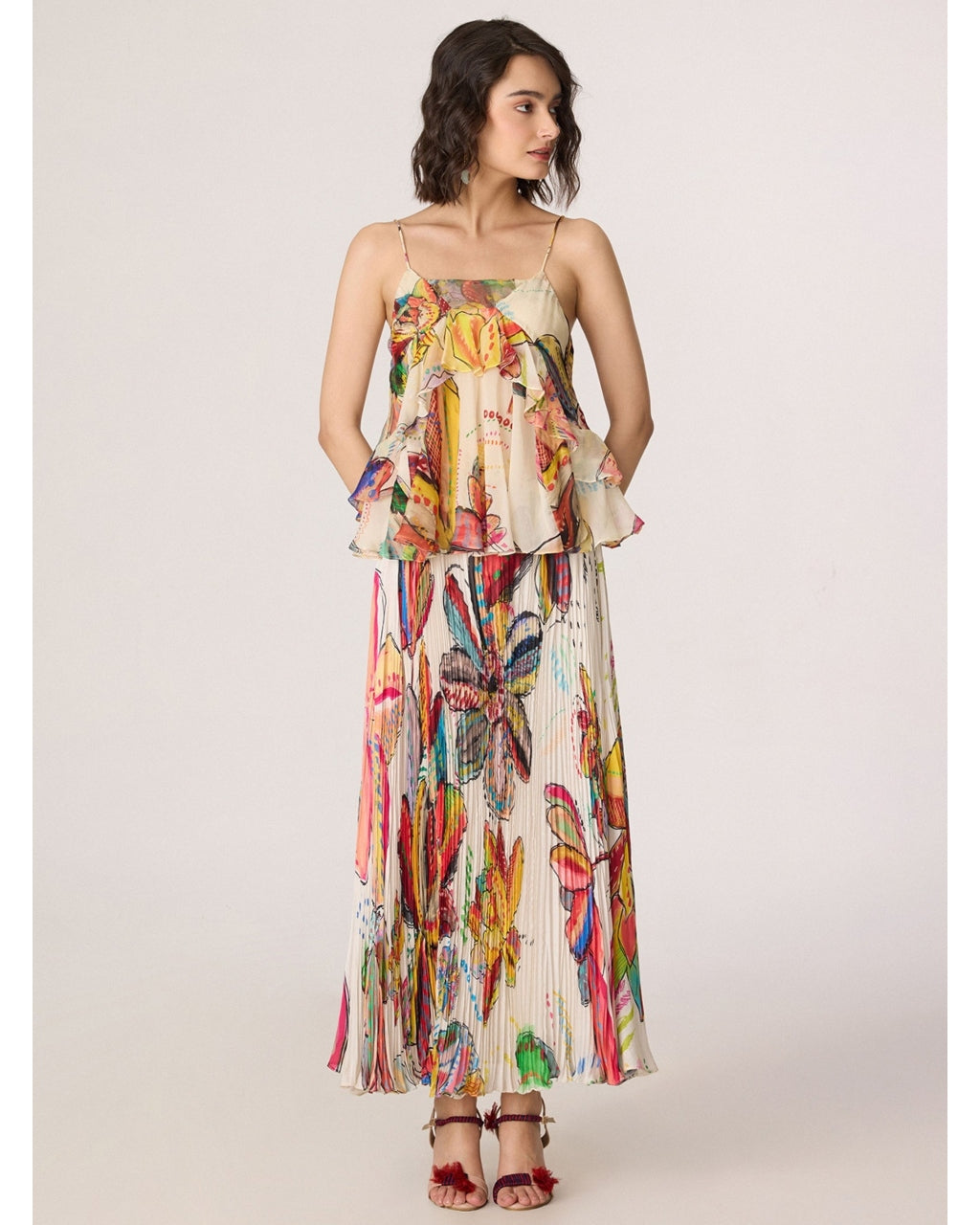 Genora Blouse Zora Skirt By KYNAH, Luxury Indian Fashion & Bridal Wear