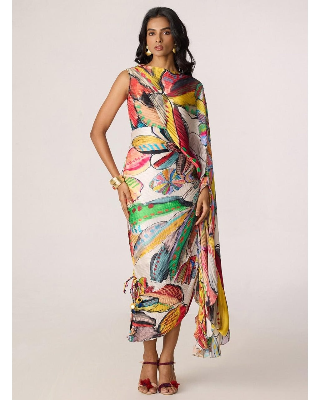 Estampa Kathy Dress By KYNAH, Luxury Indian Fashion & Bridal Wear