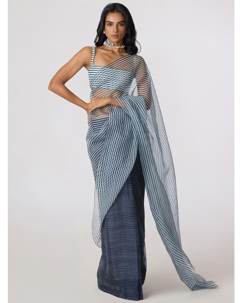 Joyce Bustier Agatha Sari By KYNAH, Luxury Indian Fashion & Bridal Wear