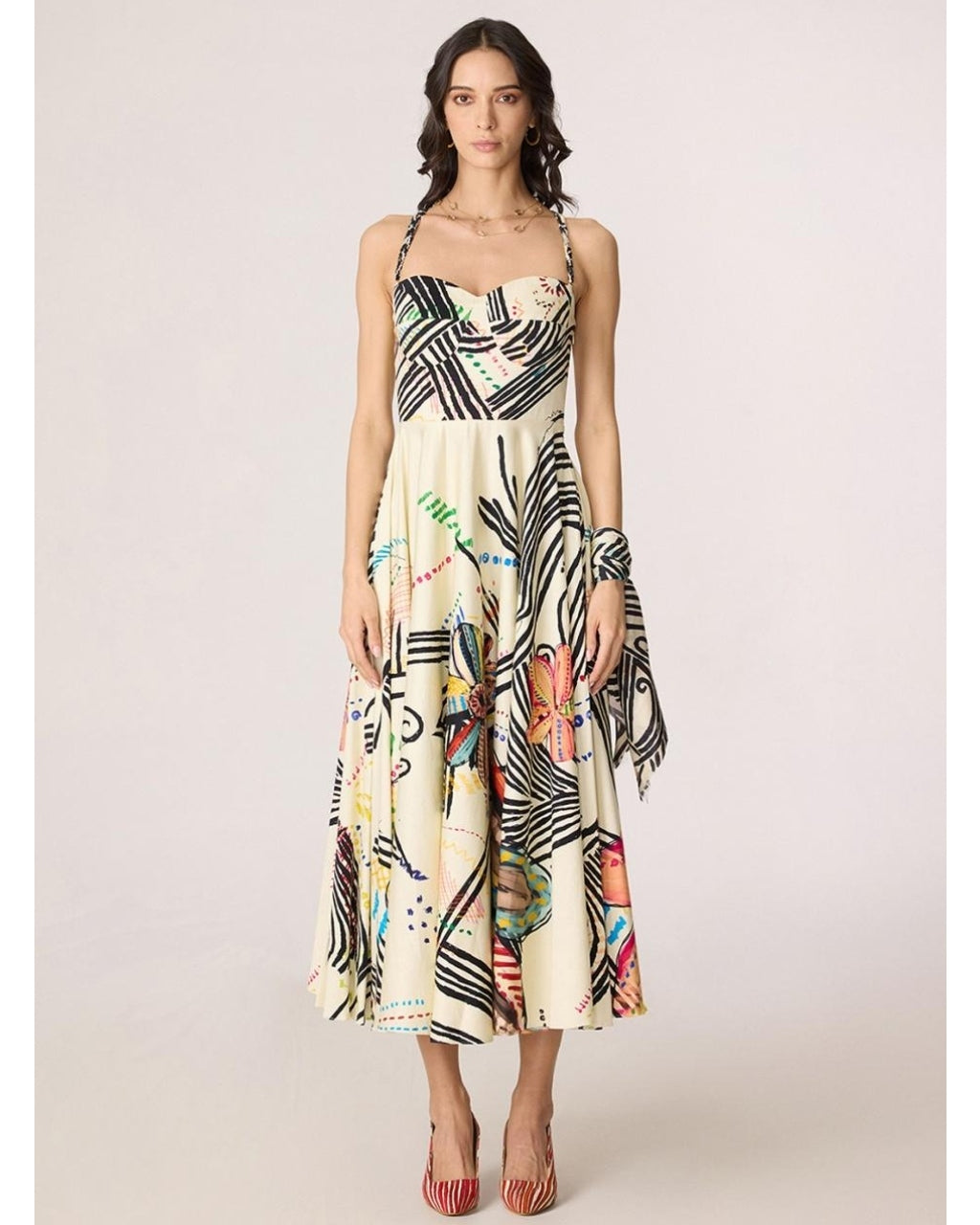 Estampa Marilyn Dress By KYNAH, Luxury Indian Fashion & Bridal Wear