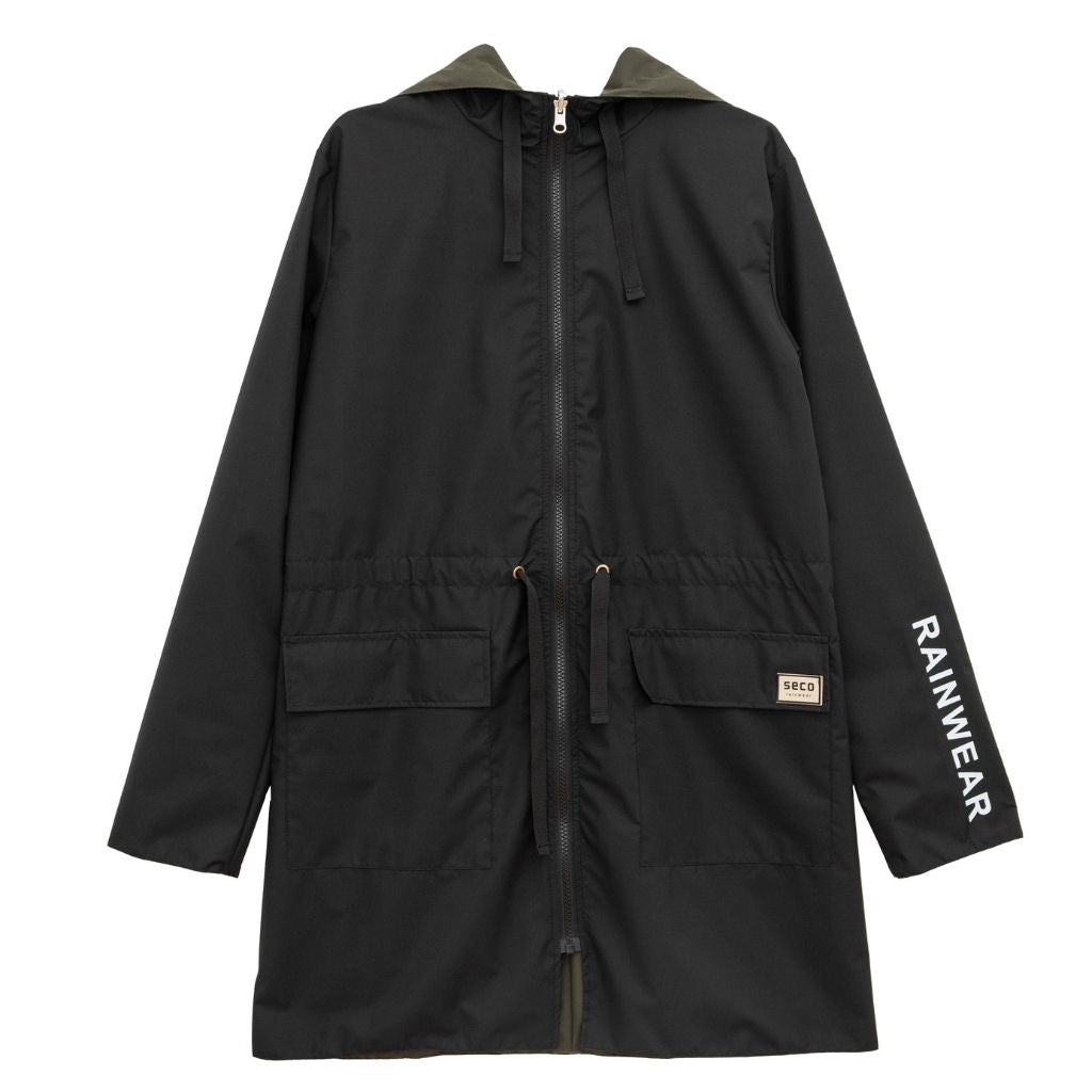 Reversible Print Jacket | Black