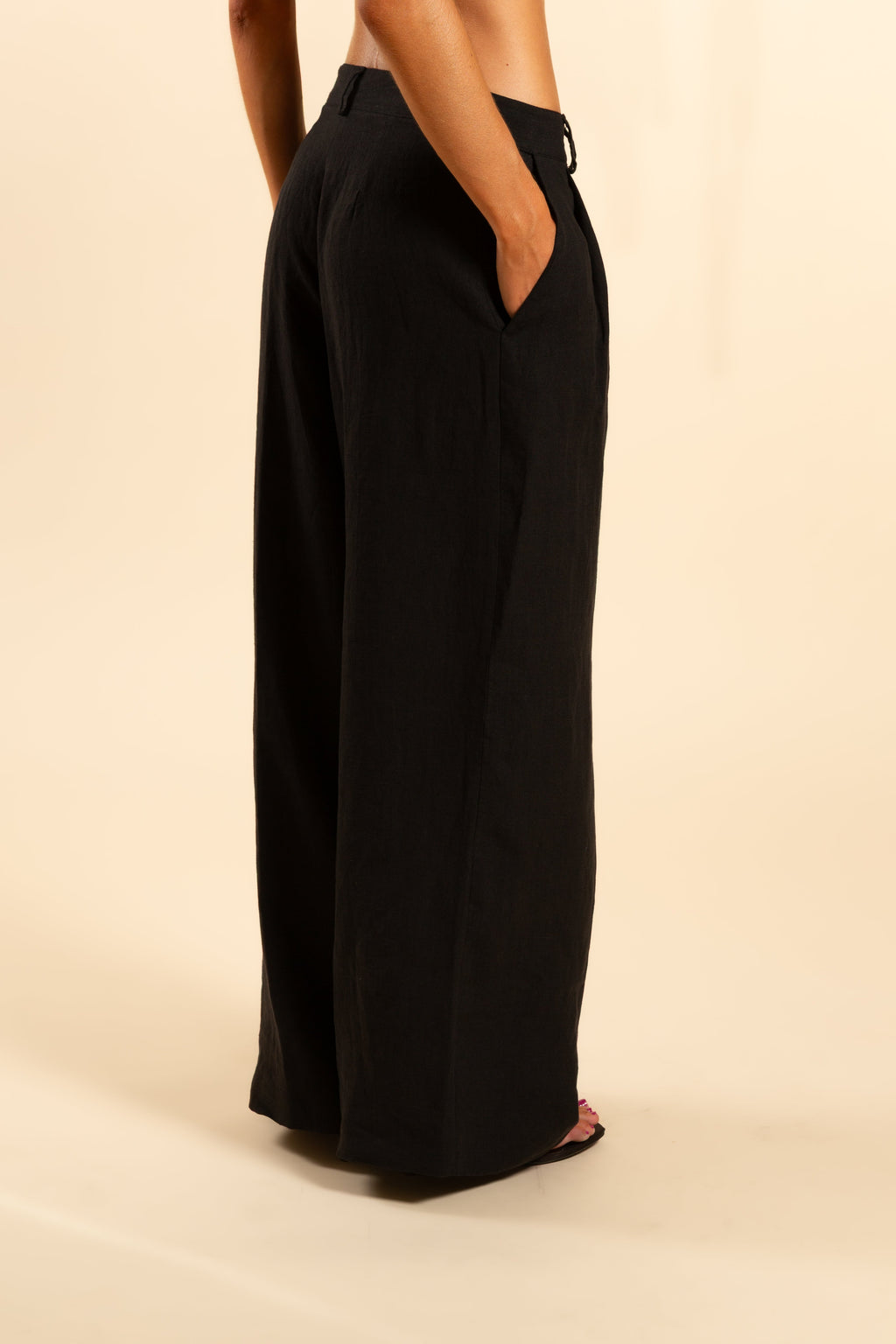 PANTALON LARGO PM | NEGRO
