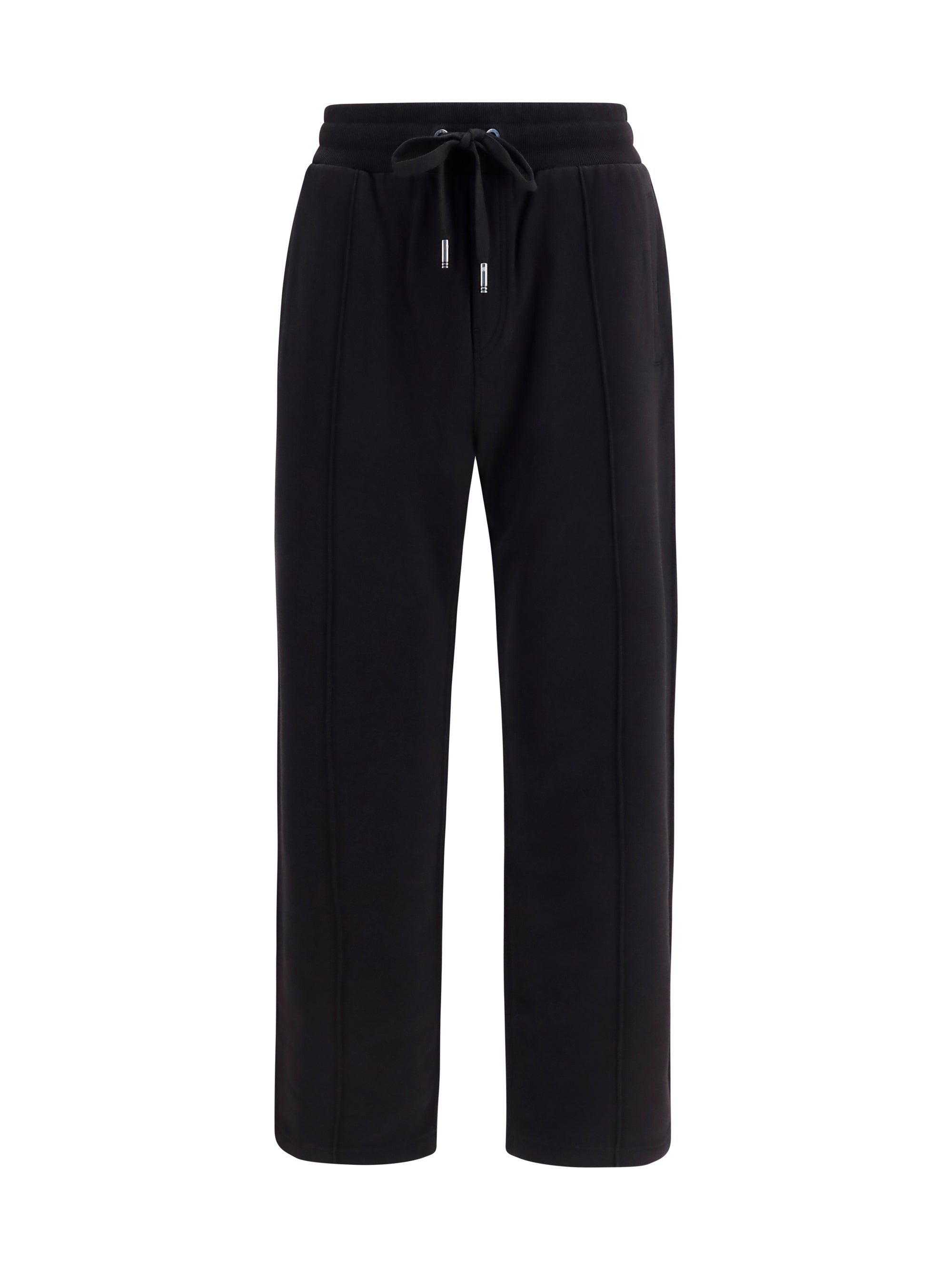Dolce & Gabbana Cotton Drawstring Joggers — Black