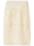 Fabiana Filippi Textured-Finish Midi Skirt — Beige