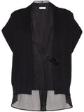 Brunello Cucinelli Monili-Detail Cardigan — Black
