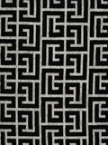 Balmain Labyrinth-Print Cotton Beach Towel — Black