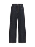 Brunello Cucinelli Straight-Leg Denim Jeans — Black