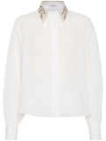 Brunello Cucinelli Flora Shirt — White