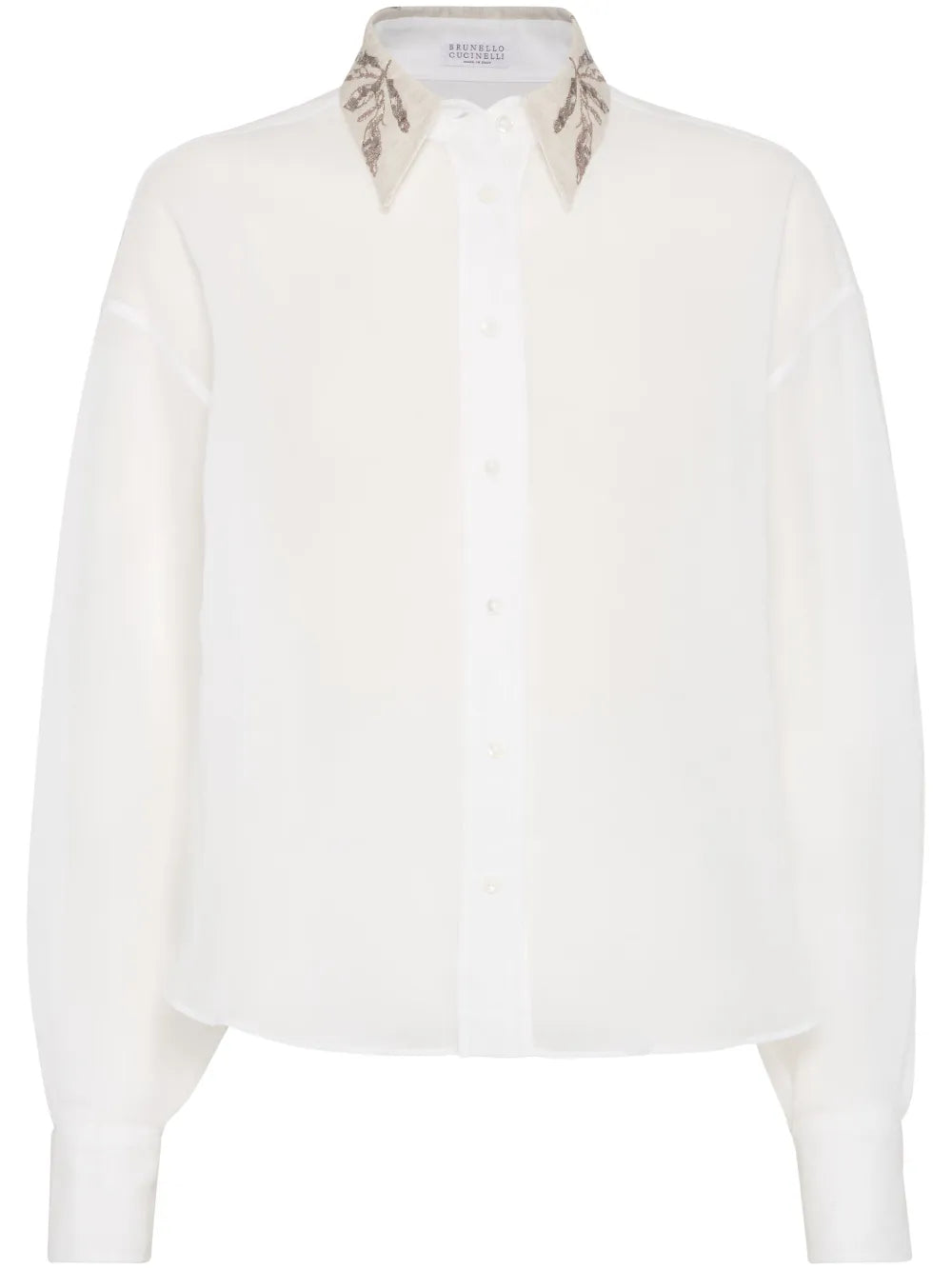 Brunello Cucinelli Flora Shirt — White