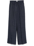 Eleventy Linen Trousers — Blue