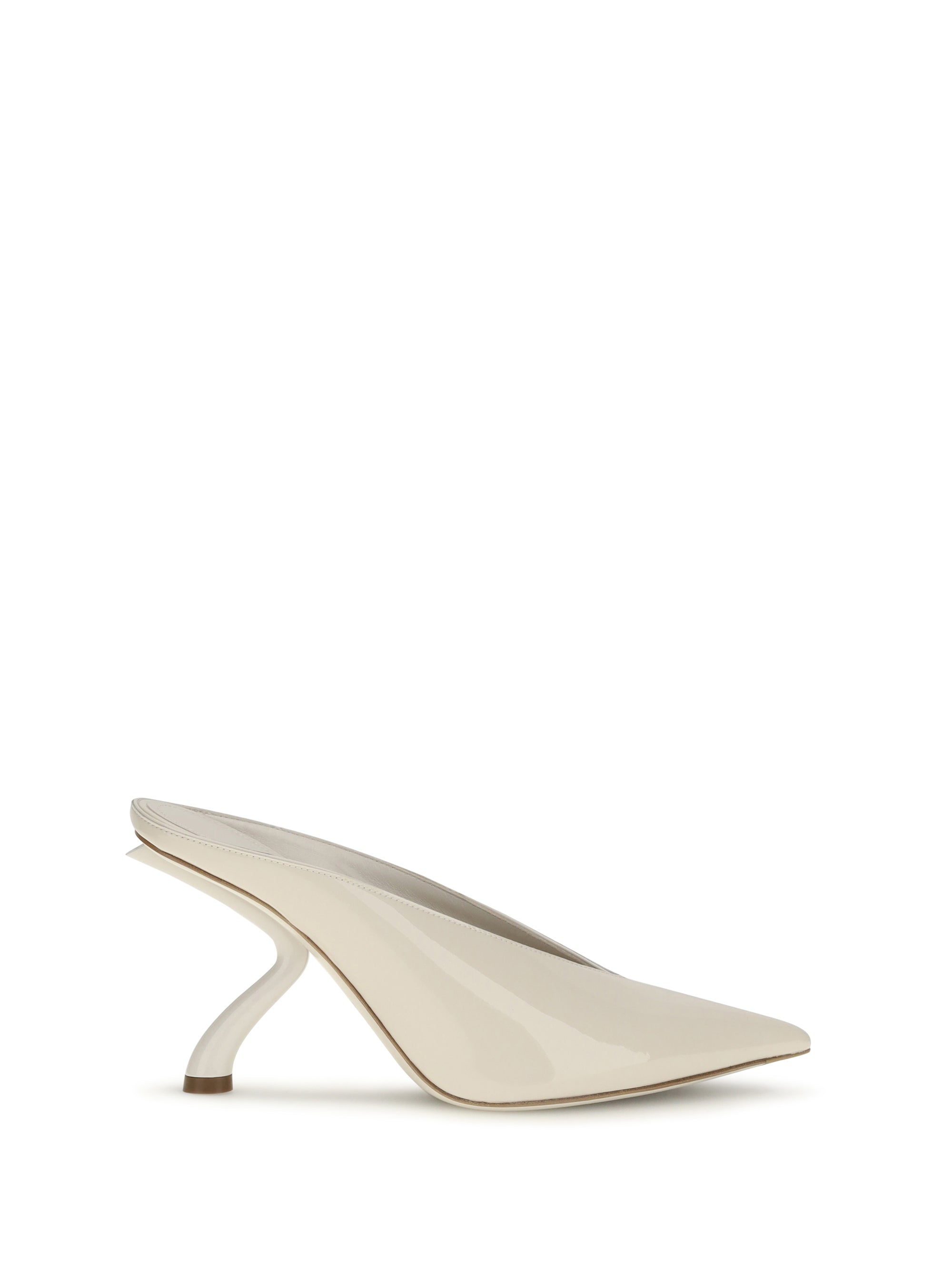 Ferragamo S Sculpted Heel Mule — Beige