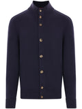 Brunello Cucinelli Button-Front Cardigan — Navy