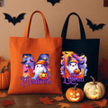 Bolsa de lona personalizada con el nombre del fantasma de Halloween Regalo de fiesta de Halloween para niños