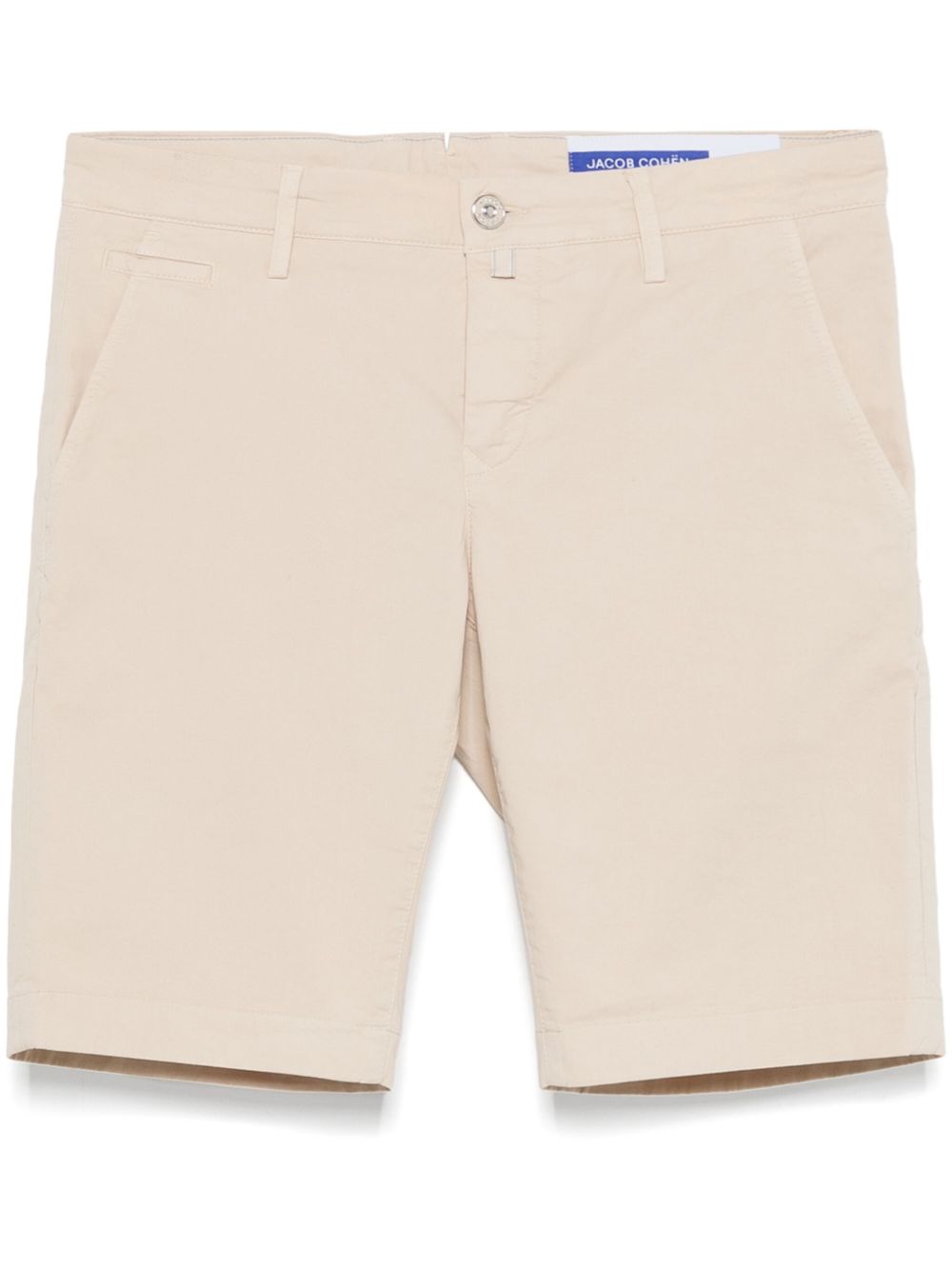 Jacob Cohen Logo-Plaque Chino Shorts — Beige