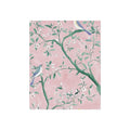Pastel Pink Chinoiserie Birds on Tree Scene Fine Art Poster