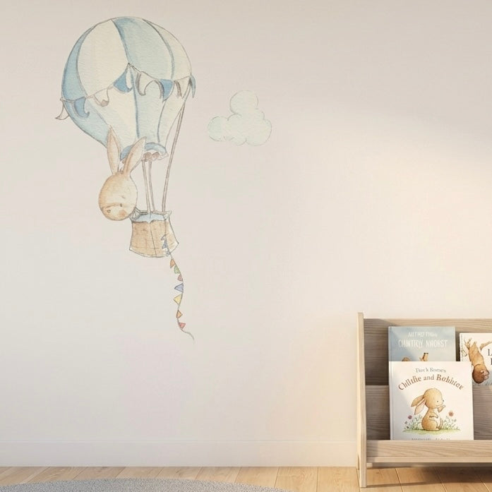 Vinilo Decorativo Infantil CONEJO EN GLOBO
