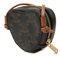 Micro Triomphe Coated Canvas Heart Crossbody
