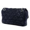Medium CC Quilted Satin Single Flap
