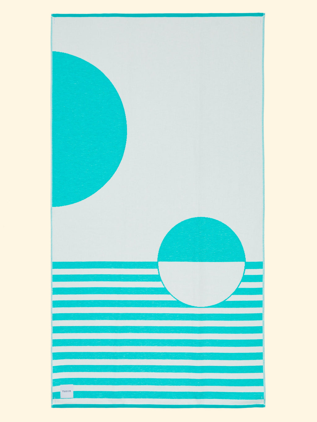 MAYERI - Toalla de playa fina de algodón orgánico