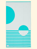 MAYERI - Toalla de playa fina de algodón orgánico