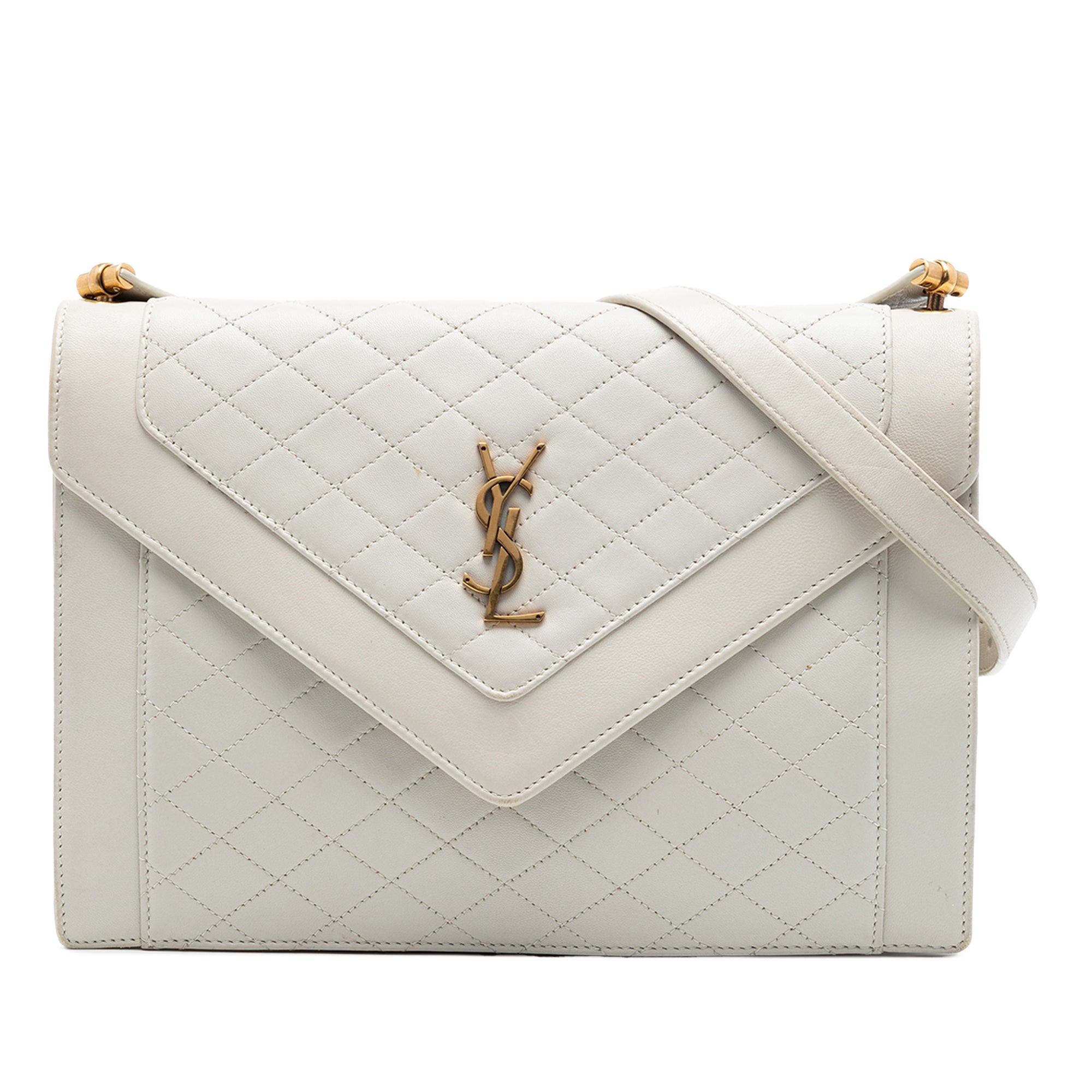 Quilted Lambskin Monogram Gaby Crossbody