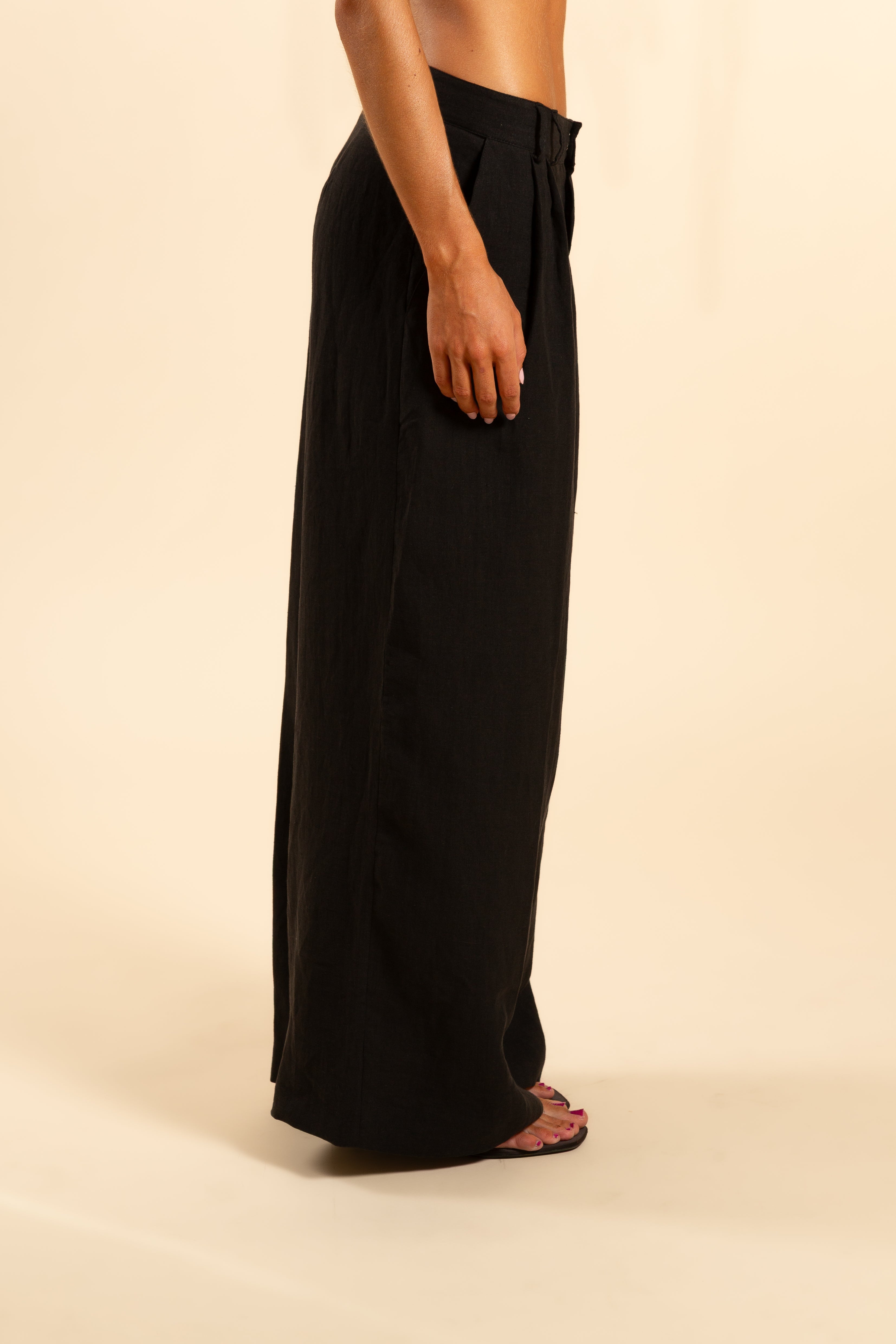 PANTALON LARGO PM | NEGRO