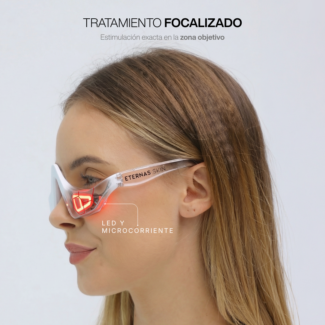 Reparador Bolsas y Ojeras con LED y Microcorriente