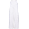 White Wide Leg Trousers