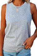 Crewneck Sleeveless Cozy Top