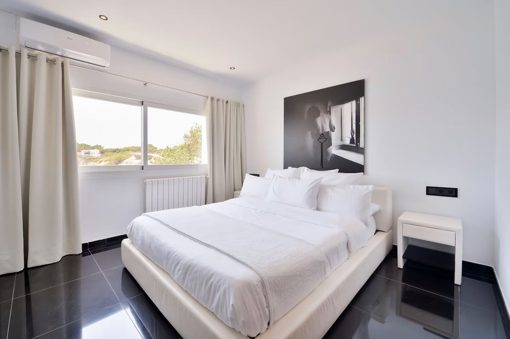 Super Rare 8-Bedroom Luxury Seafront Ibiza Villa with Private Beach, Panoramic Rooftop and Underground DJ Room in Santa Eulalia